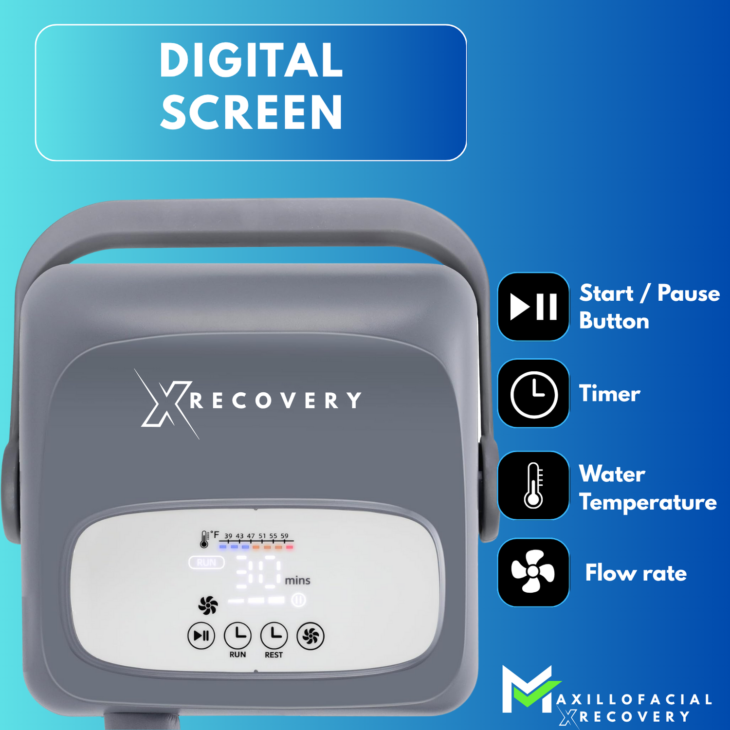 XCRYO ICE DIGITAL SCREEN MAXILLOFACIAL RECOVERY
